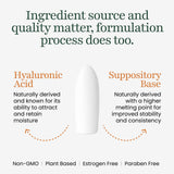 NewLife Naturals imagen simbólica de ácido hialurónico como ingrediente hidratante clave