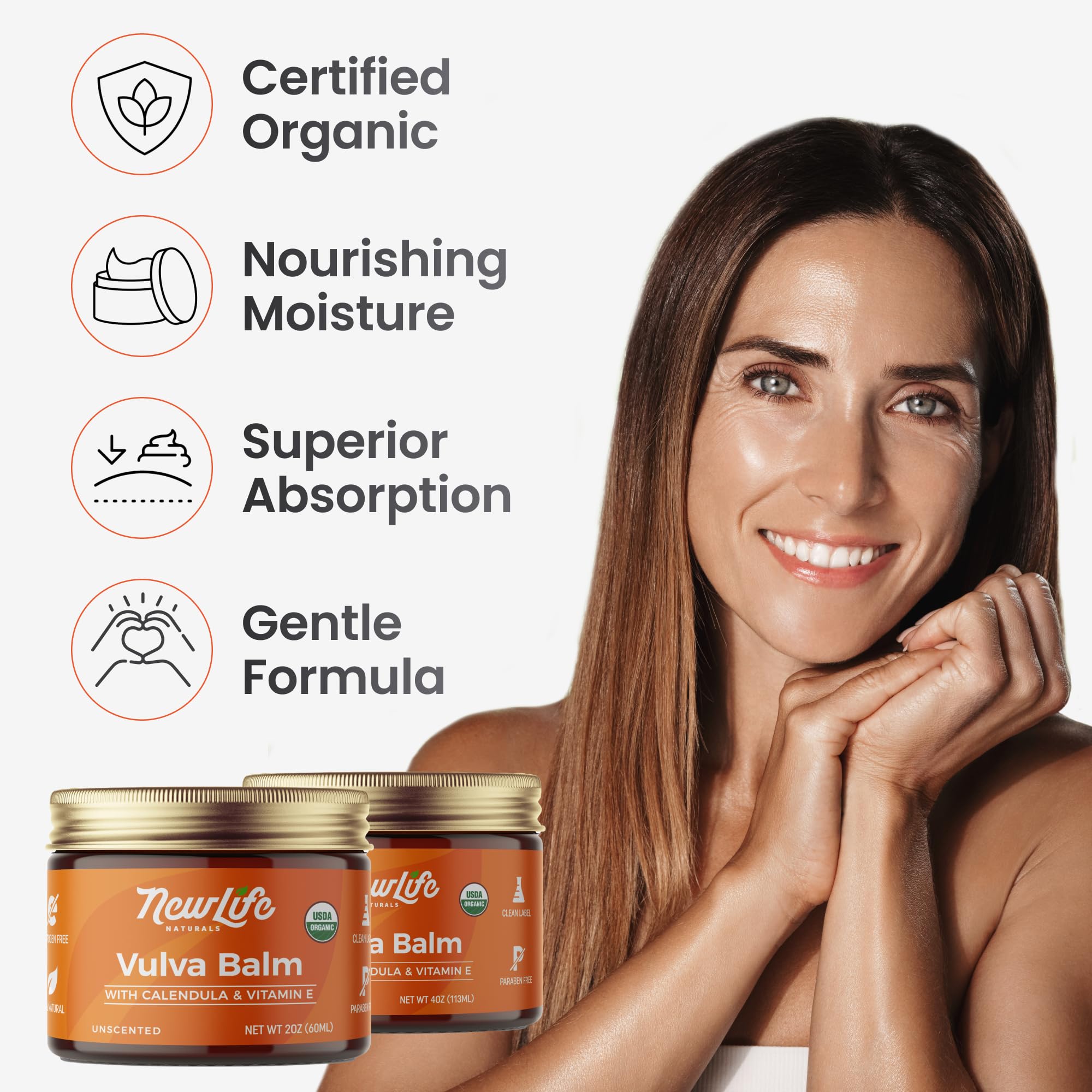 NewLife Naturals aplicación en mano proporcional para uso externo y comodidad