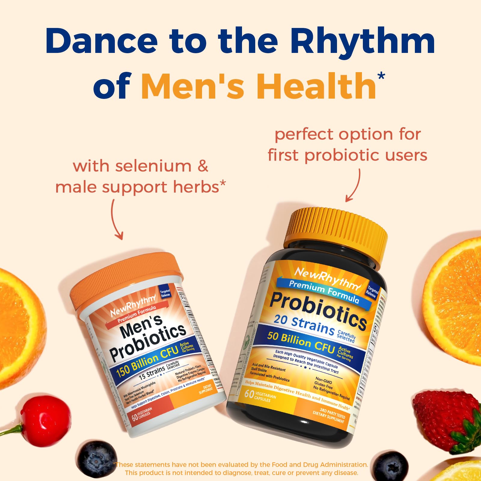NewRhythm etiqueta con ingredientes clave indicando transparencia y pureza