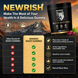Newrish etiqueta con información nutricional, aclara composición y dosis