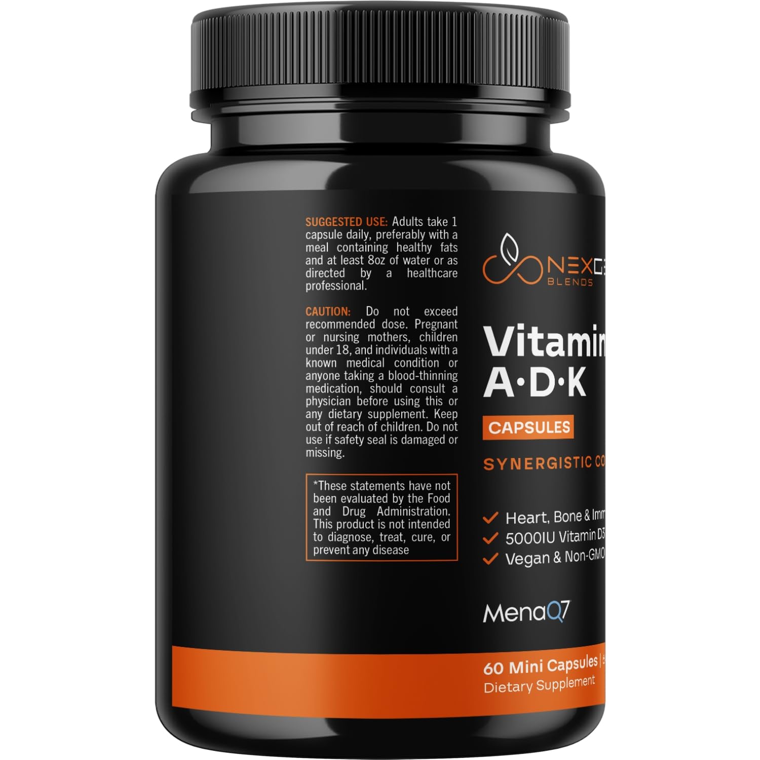 NEXGEN BLENDS estilo de vida con salud ósea y corazón como beneficio
