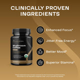 NEXGEN BLENDS ingredientes: hongos y guayusa resaltando origen natural y beneficios