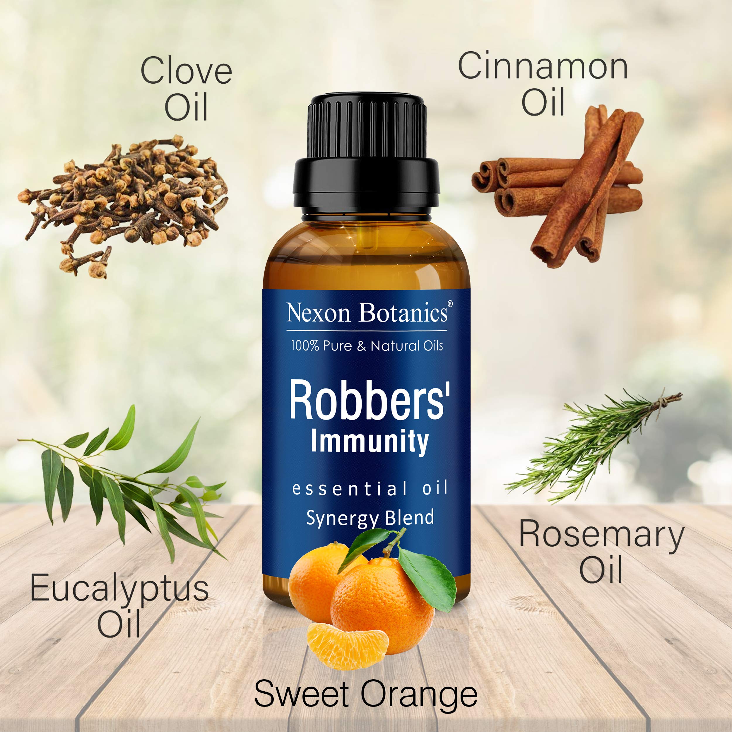 Nexon Botanics etiqueta detalle lista de aceites y beneficios naturales