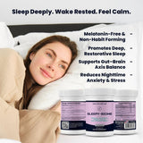 NEXT-MICROBIOME persona tomándolo antes de dormir para relajación