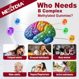 Nextdia gomitas sobre escritorio junto a libreta, sugiere energía laboral