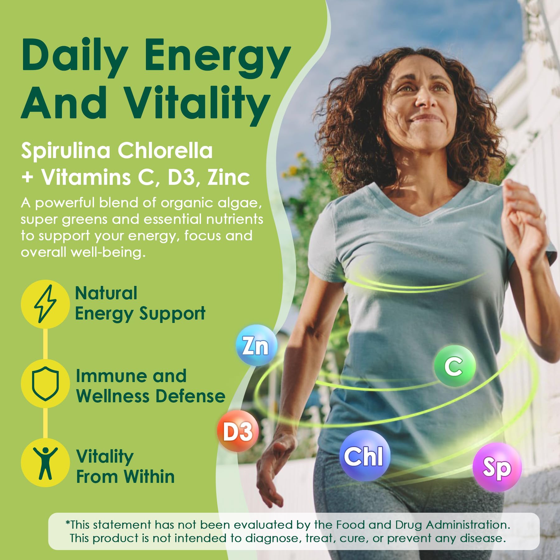 Nextdia ingredientes supergreens como moringa y espinaca en primer plano