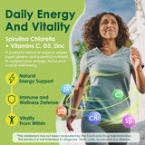 Nextdia ingredientes supergreens como moringa y espinaca en primer plano