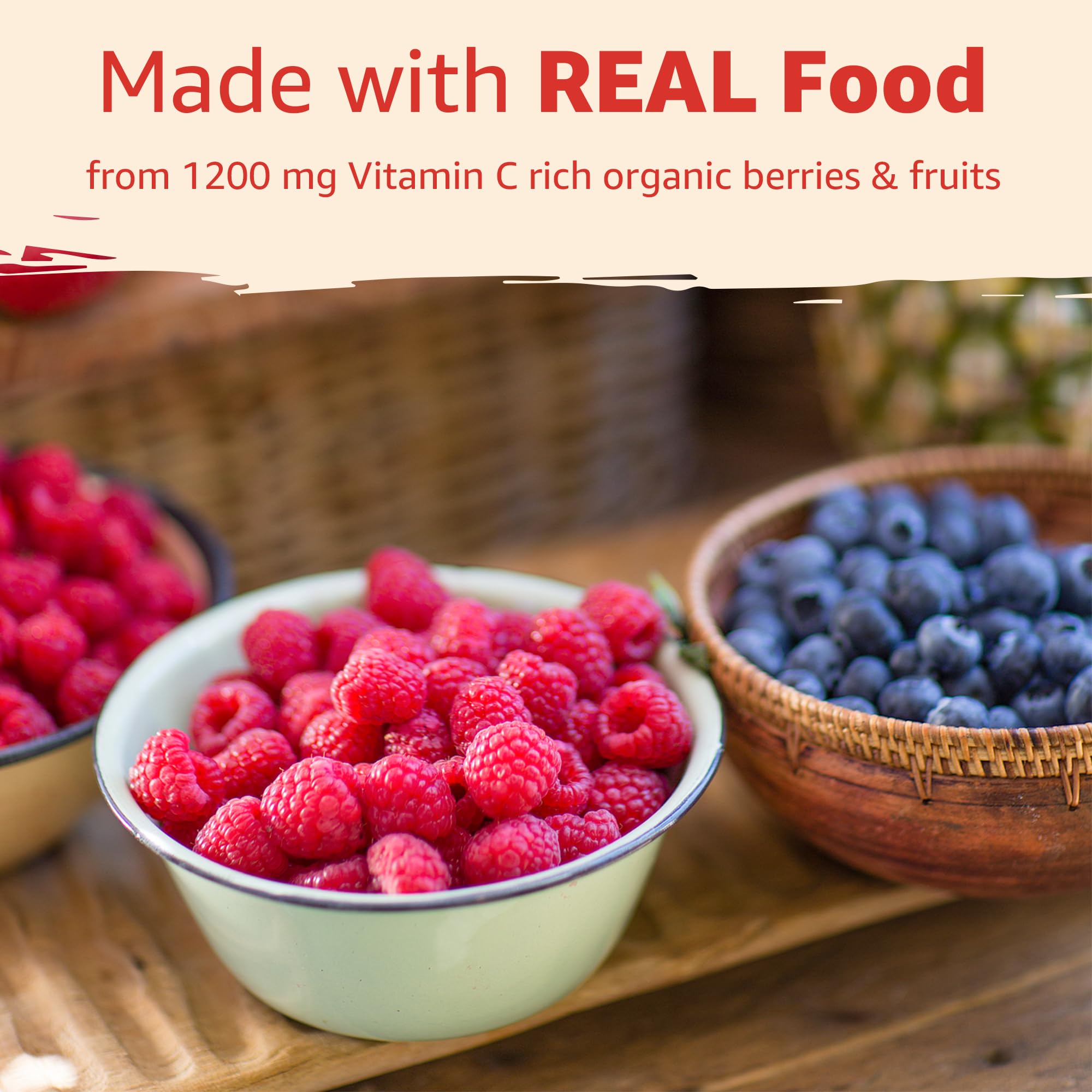 Nextdia mezcla de bayas y frutas orgánicas usadas como fuente