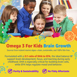 Nextdia omega‑3 de algas ilustrado cerca del frasco, apoyo cerebral natural