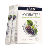 NF Sports caja frontal de Hydrate 2.0 uva mostrando 20 sobres, práctico para transporte