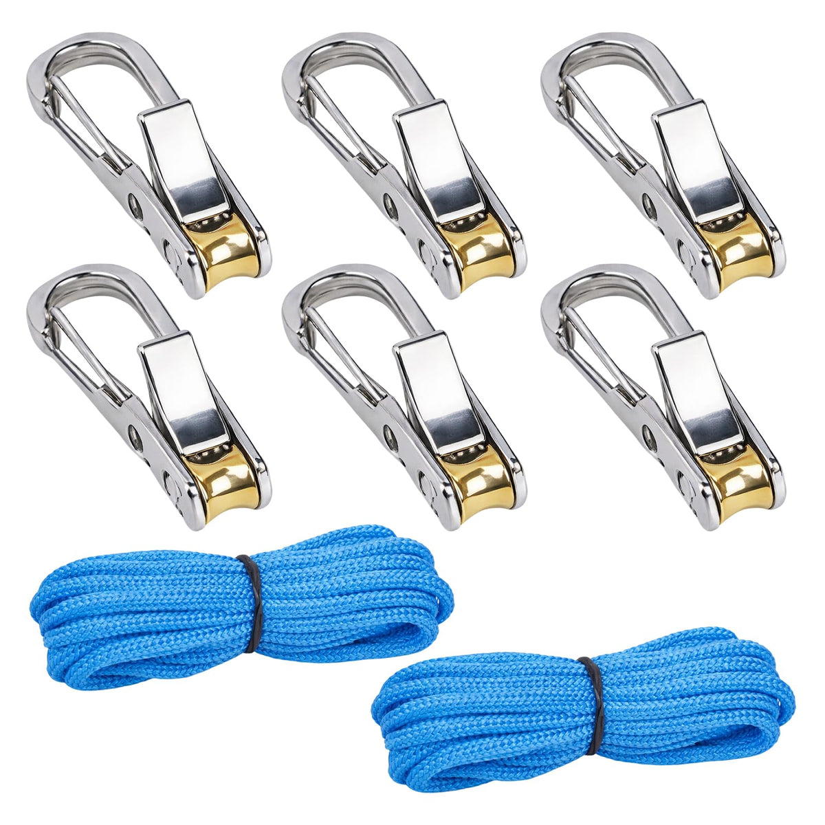 Nhuwijv paquete frontal mostrando 8 piezas para camping y fácil transporte