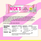 N!CK'S etiqueta nutricional cercana mostrando información clave