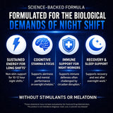 NIGHTDUTY detalle de una cápsula que destaca pureza y fácil ingestión