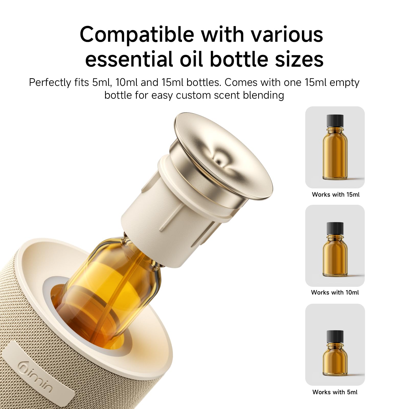 nimin botella recargable 15ml incluida para uso inmediato