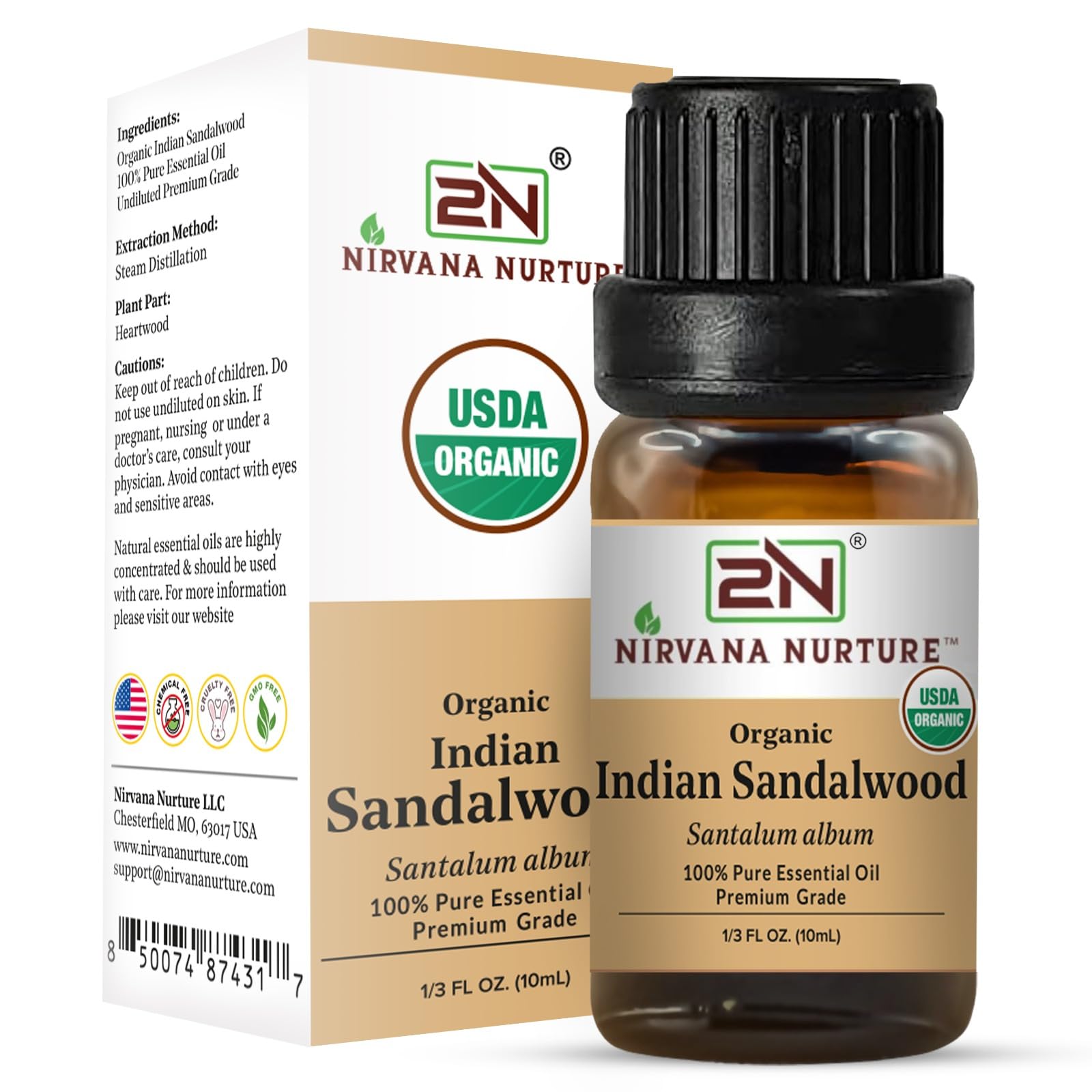 Nirvana Nurture en difusor creando ambiente relajante y meditativo