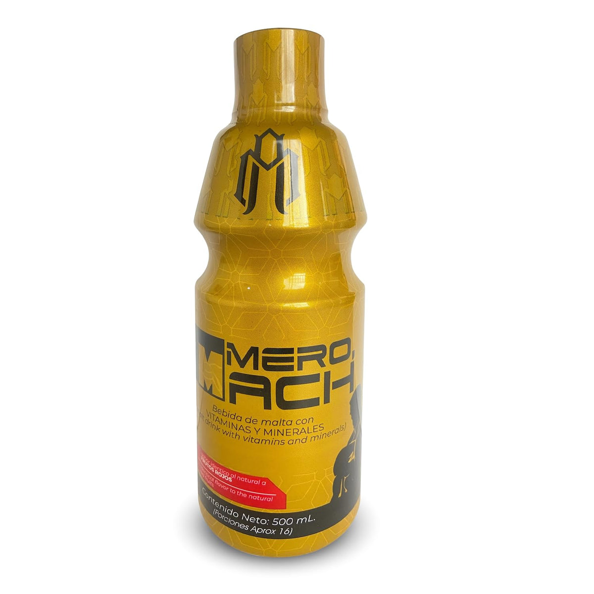 NITROFIT Mero.MACH Plus frontal botella mostrando presentación y beneficios energéticos