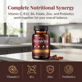 NIVARA FerraVital composición en etiqueta con ingredientes y soporte nutricional