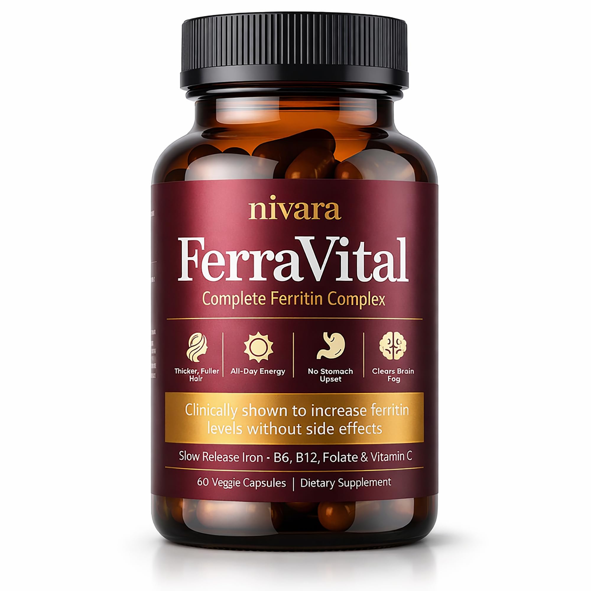 NIVARA FerraVital frente del empaque mostrando presentación clara y beneficios
