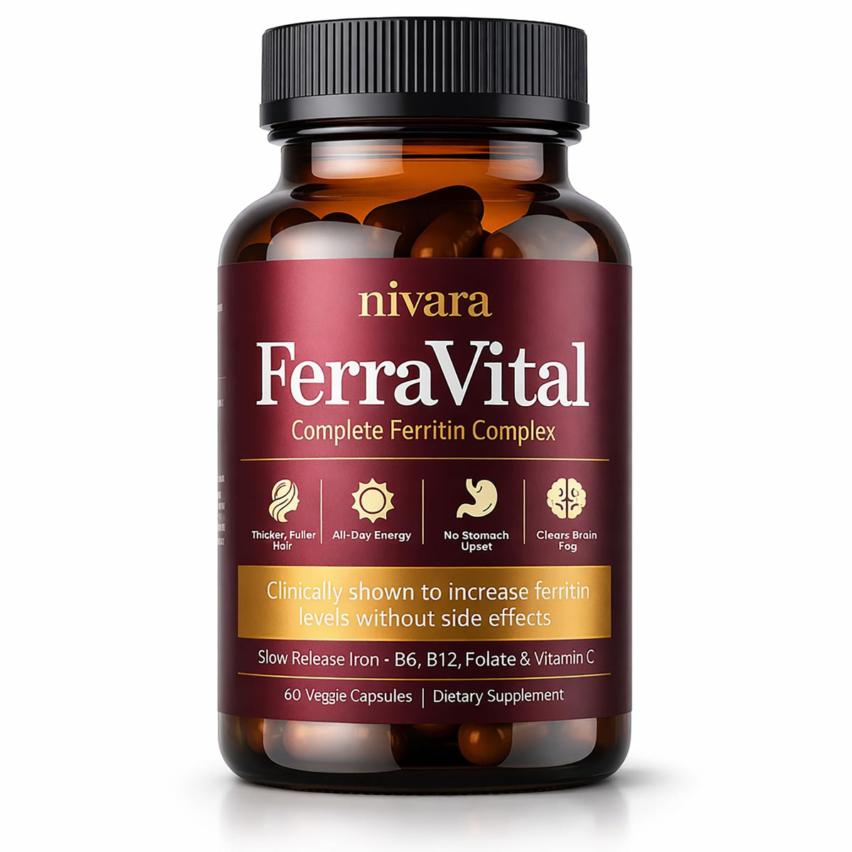 NIVARA FerraVital frente del empaque mostrando presentación clara y beneficios