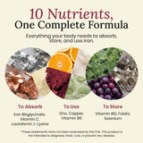 Nivara FerraVital etiqueta con ingredientes clave para rápido reconocimiento