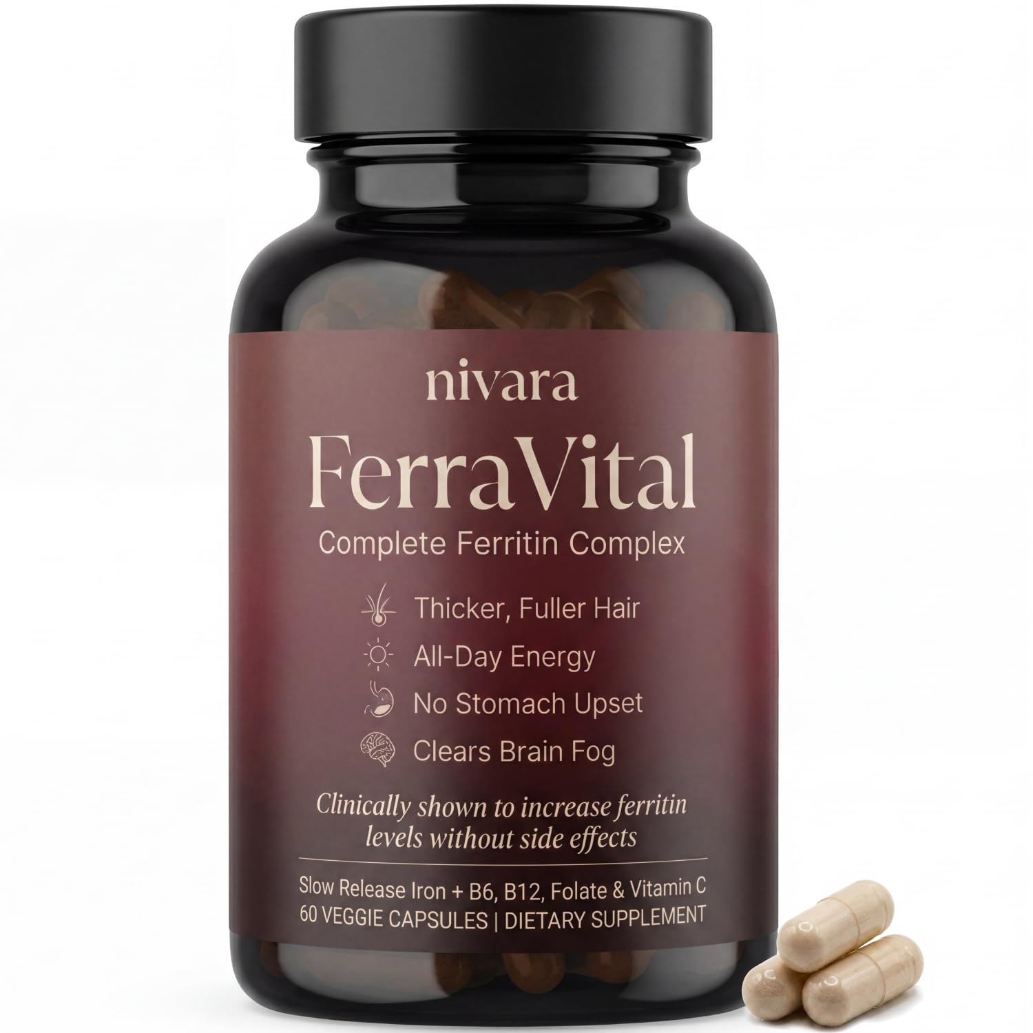 Nivara FerraVital frente del empaque mostrando presentación y beneficio