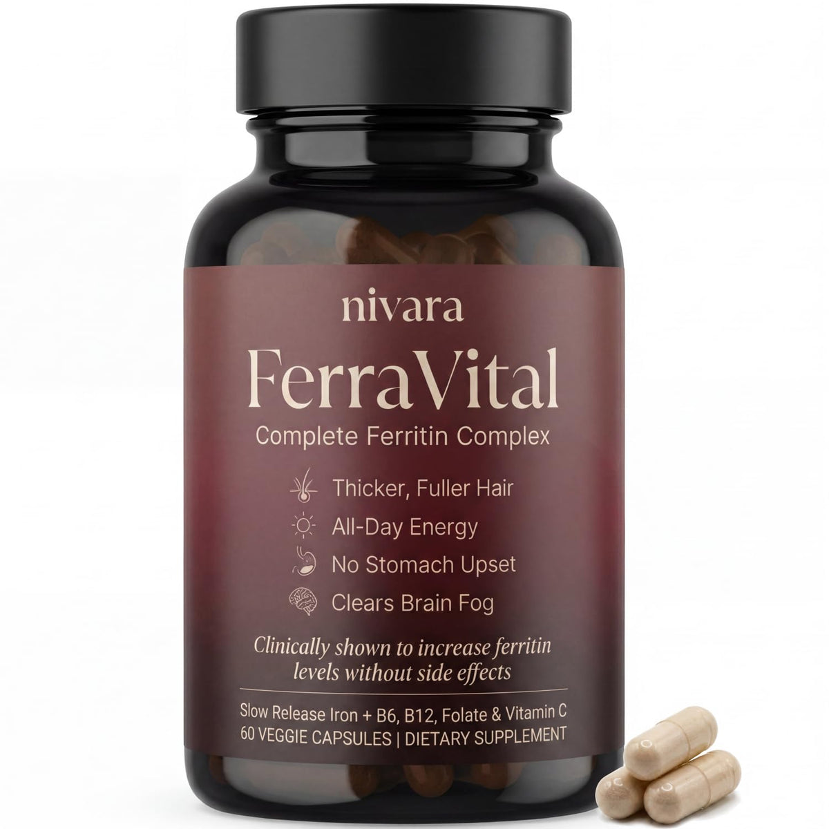 Nivara FerraVital frente del empaque mostrando presentación y beneficio