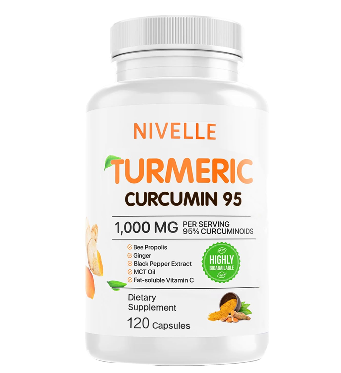 NIVELLE frasco frontal mostrando etiqueta clara y beneficio de pureza
