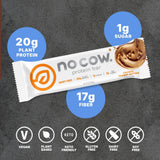 No Cow barra sin envoltura con trozos crujientes y textura apetitosa