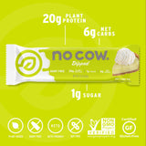 No Cow detalle de textura y capa cremosa que realza sabor y masticabilidad