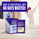No Days Wasted ingredientes naturales (cardo mariano, nopal, DHM), muestra origen vegetal