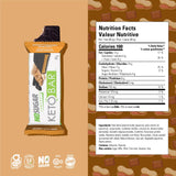 No Sugar Company barra cortada mostrando textura cremosa y beneficio saciante