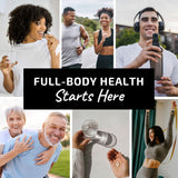 Nobi Nutrition sellos de certificación y texto que respalda calidad y pruebas