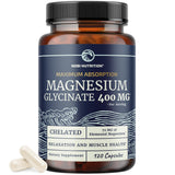 Nobi Nutrition envase frontal mostrando magnesio glicinato y beneficios principales