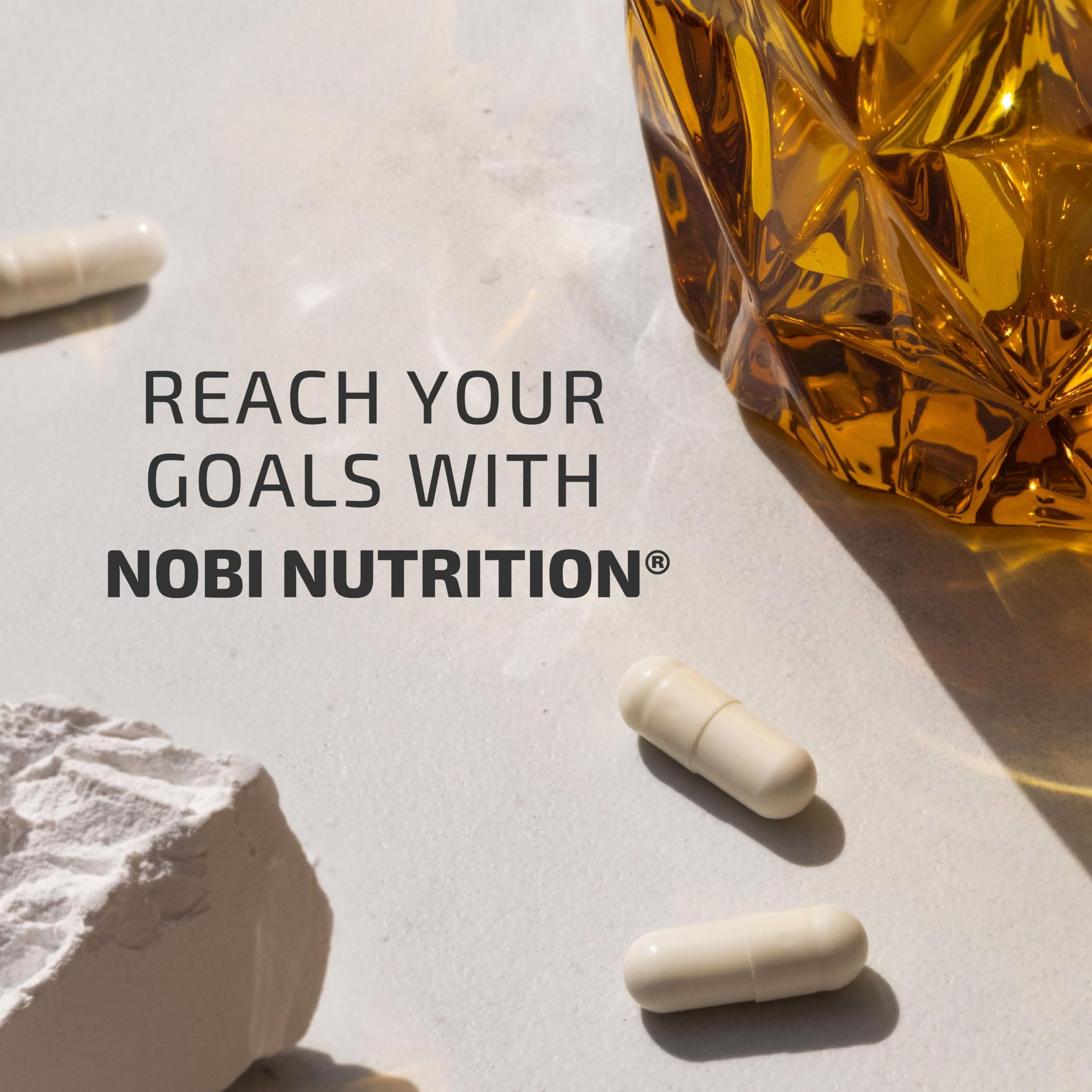 Nobi Nutrition empaque secundario mostrando seguridad y presentación