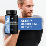 Nobi Nutrition bote en mesita de noche indicando uso antes de dormir