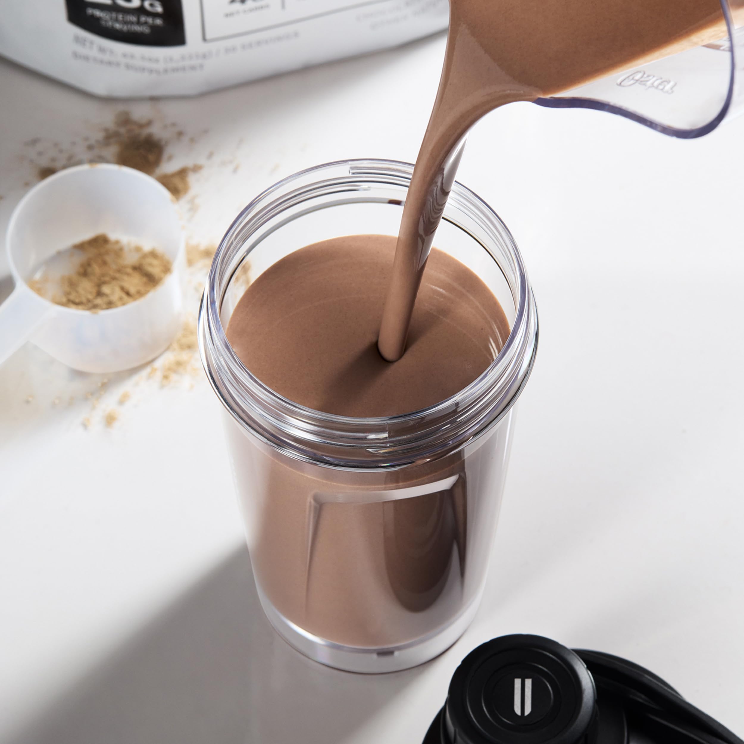 NOBULL etiqueta nutricional que destaca 25 g de proteína por ración