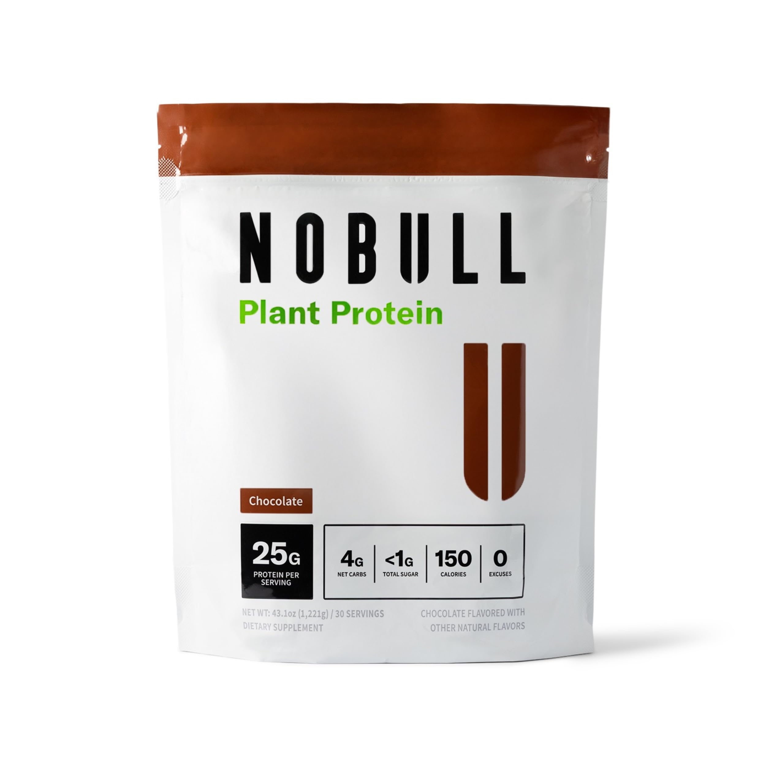 NOBULL envase frontal con diseño claro y fácil identificación del producto
