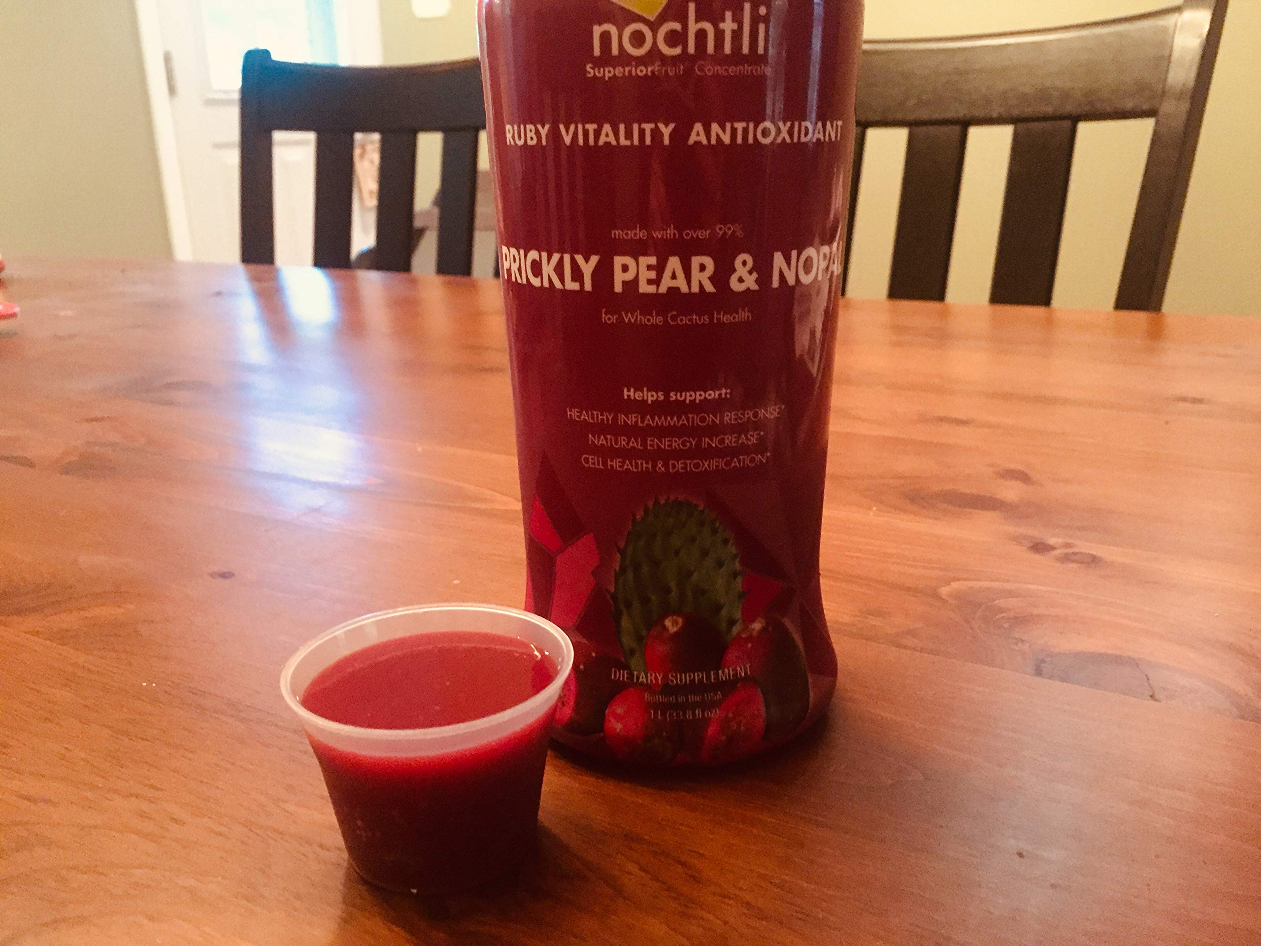 Nochtli Recover detalle de etiqueta con información de ingredientes y uso