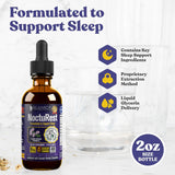 Botella NoctuRest junto a objeto de referencia para ver tamaño real
