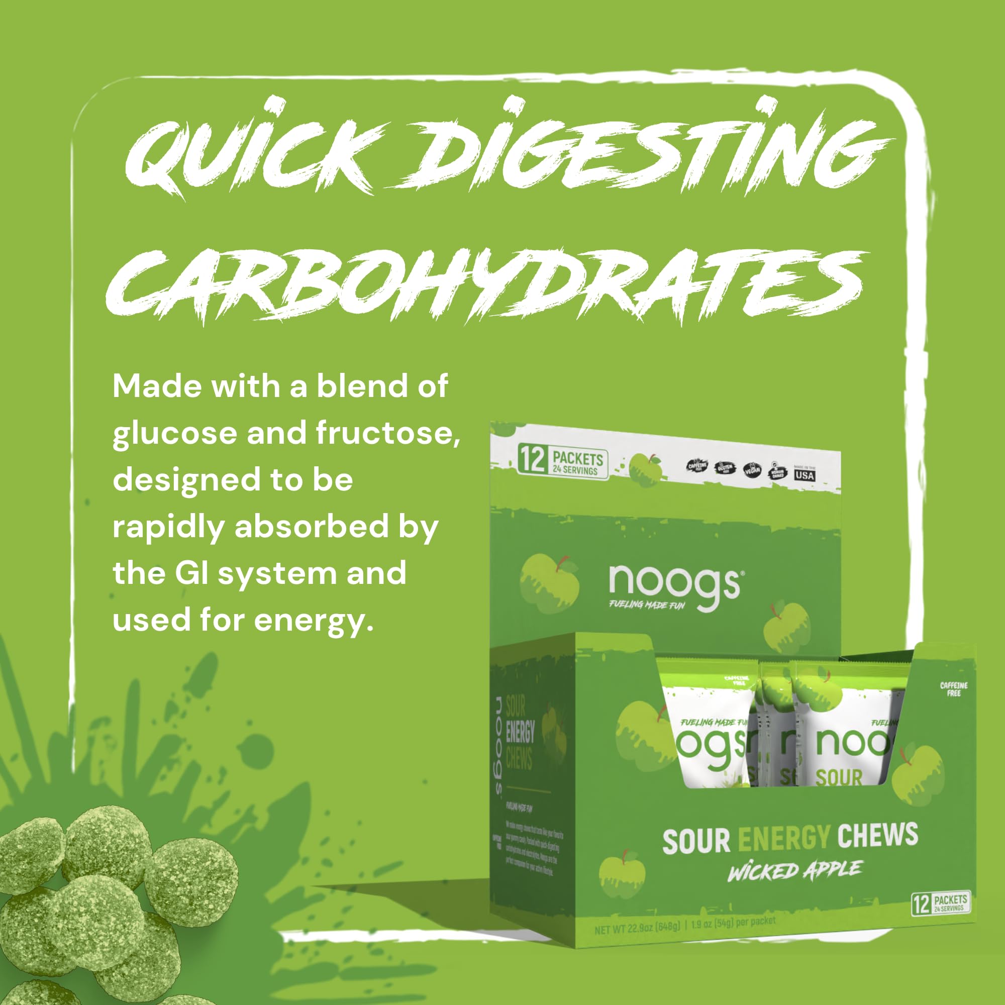 Noogs 12 packs apilados para almacenamiento y suministro prolongado