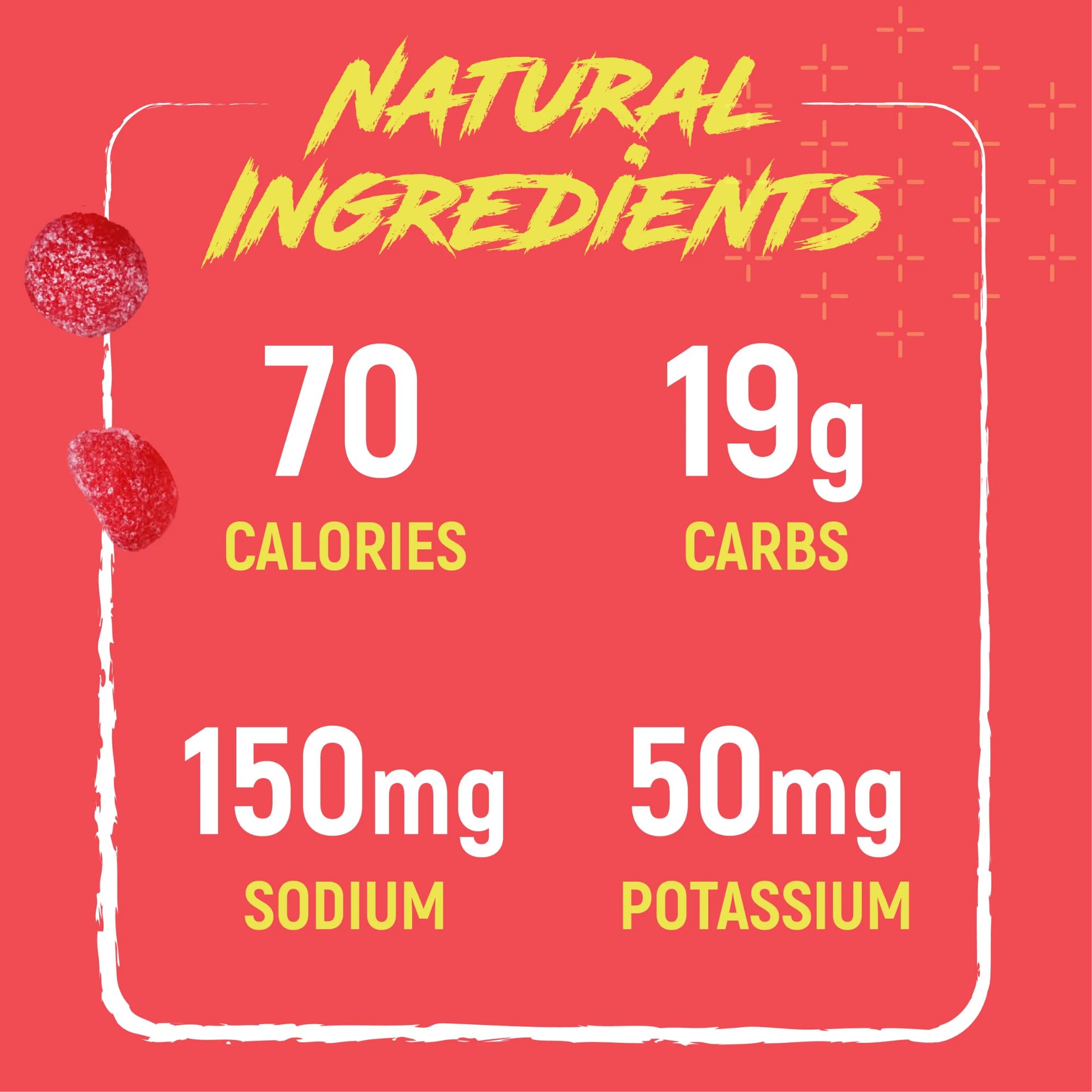 Noogs etiqueta nutricional con información de cafeína y electrolitos