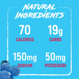 Etiqueta nutricional de Noogs con información de cafeína y electrolitos para decisión informada