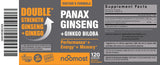 NooMost raíces de ginseng y hojas de ginkgo, origen vegetal y pureza