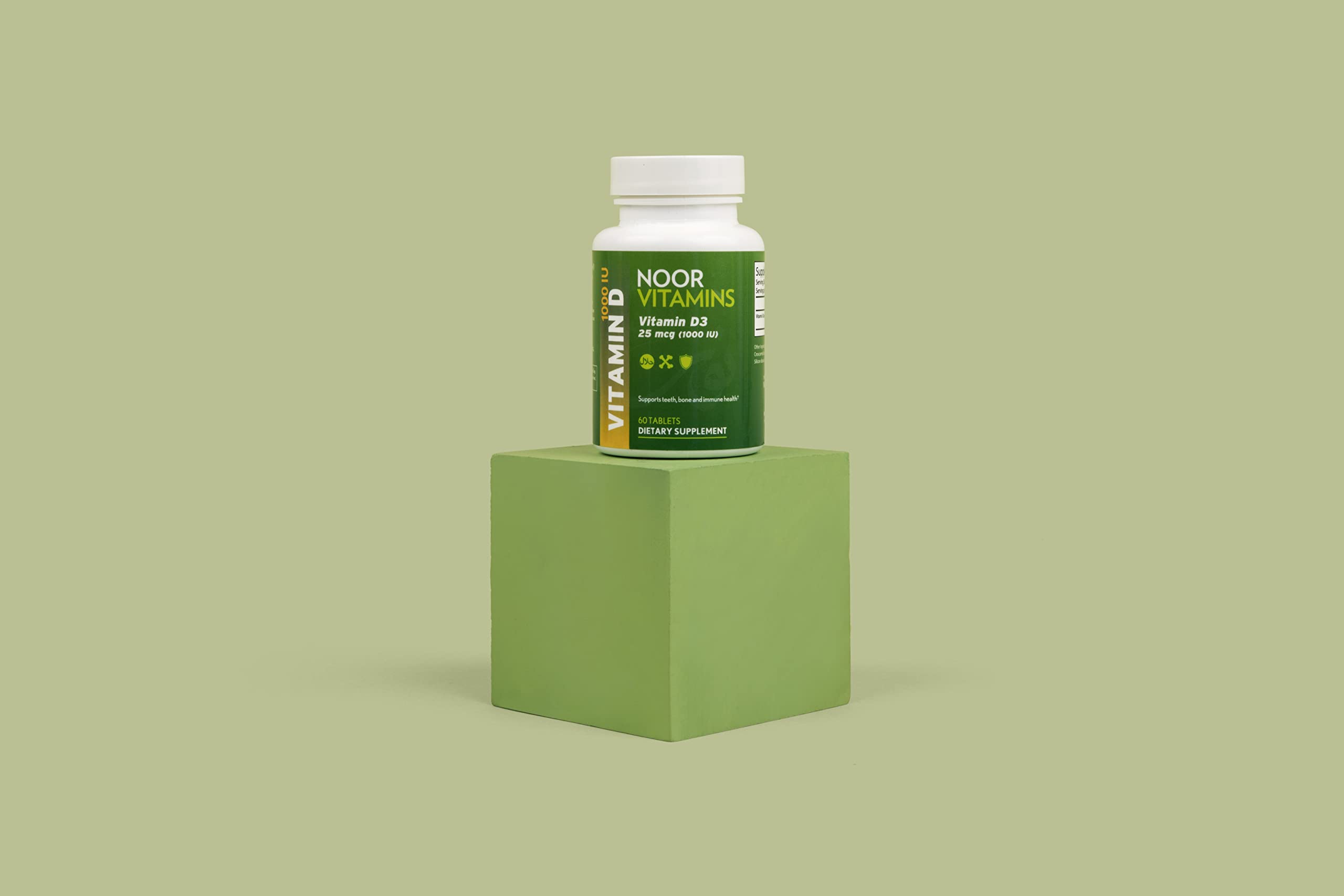 Noor Vitamins sello IFANCA halal en el envase que transmite confianza