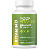 Noor Vitamins frontal del empaque mostrando beneficios y dosis