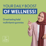 Noor Vitamins frasco junto a desayuno saludable para integrar suplemento diario