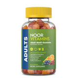 Noor Vitamins vista frontal del envase mostrando la marca y beneficios claros