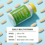 Noor Vitamins ingredientes clave como zinc y vitamina C representados
