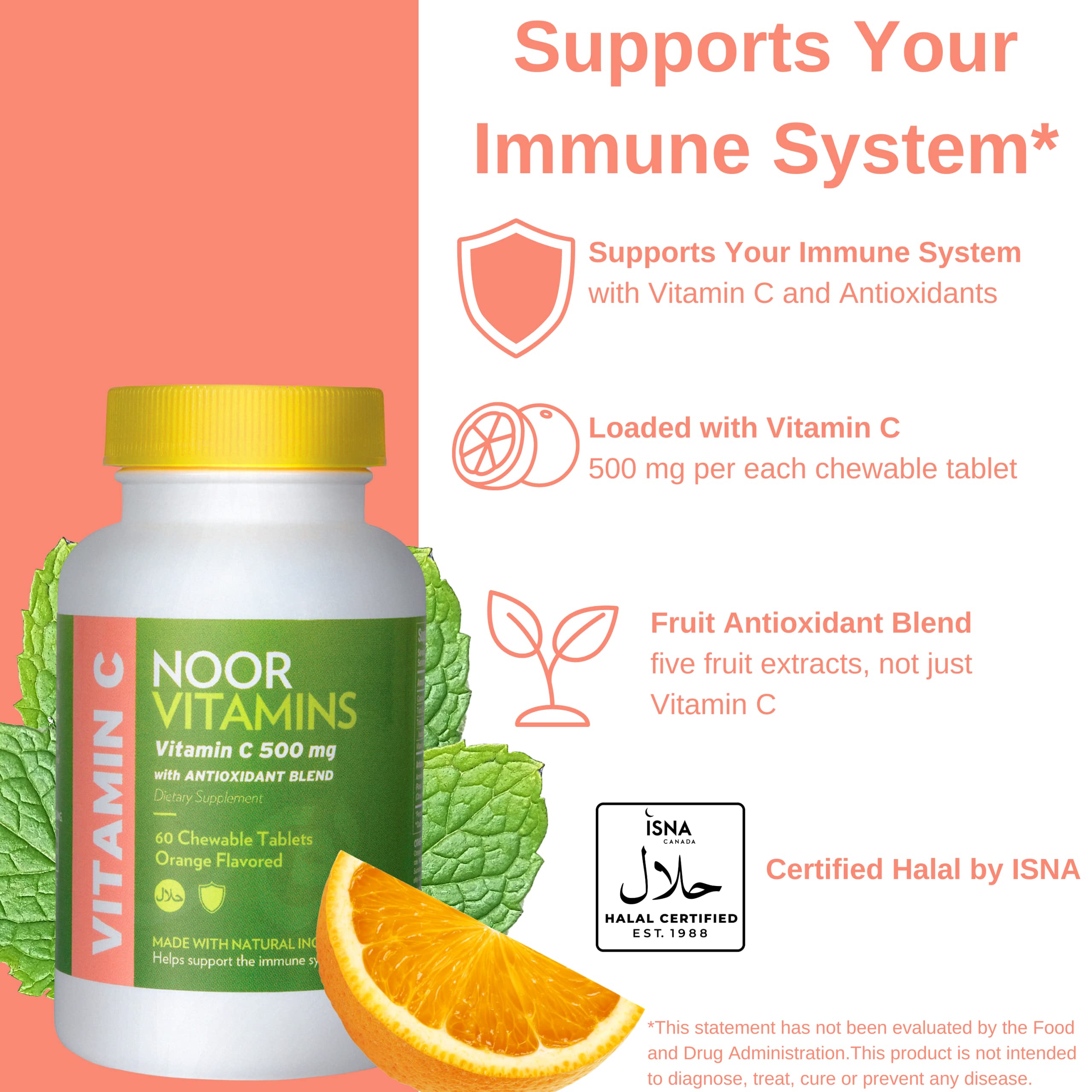 Noor Vitamins ingredientes naturales rosa mosqueta y acerola visual