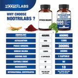 Polvo e ingredientes naturales sobre fondo neutro representando la pureza Nootrilabs